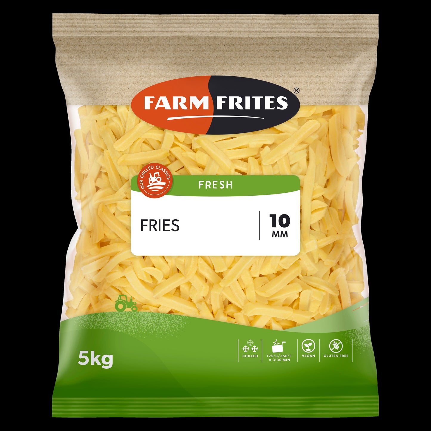 FRESH PAR FRIED CHIPS *10MM*