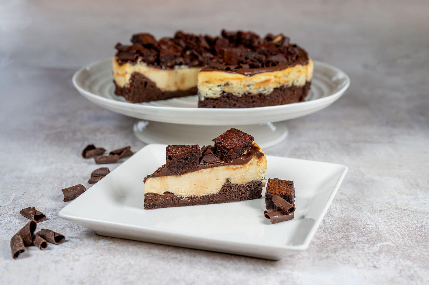 SIDOLI CHOCOLATE BROWNIE CHEESECAKE 1X14 (45607)