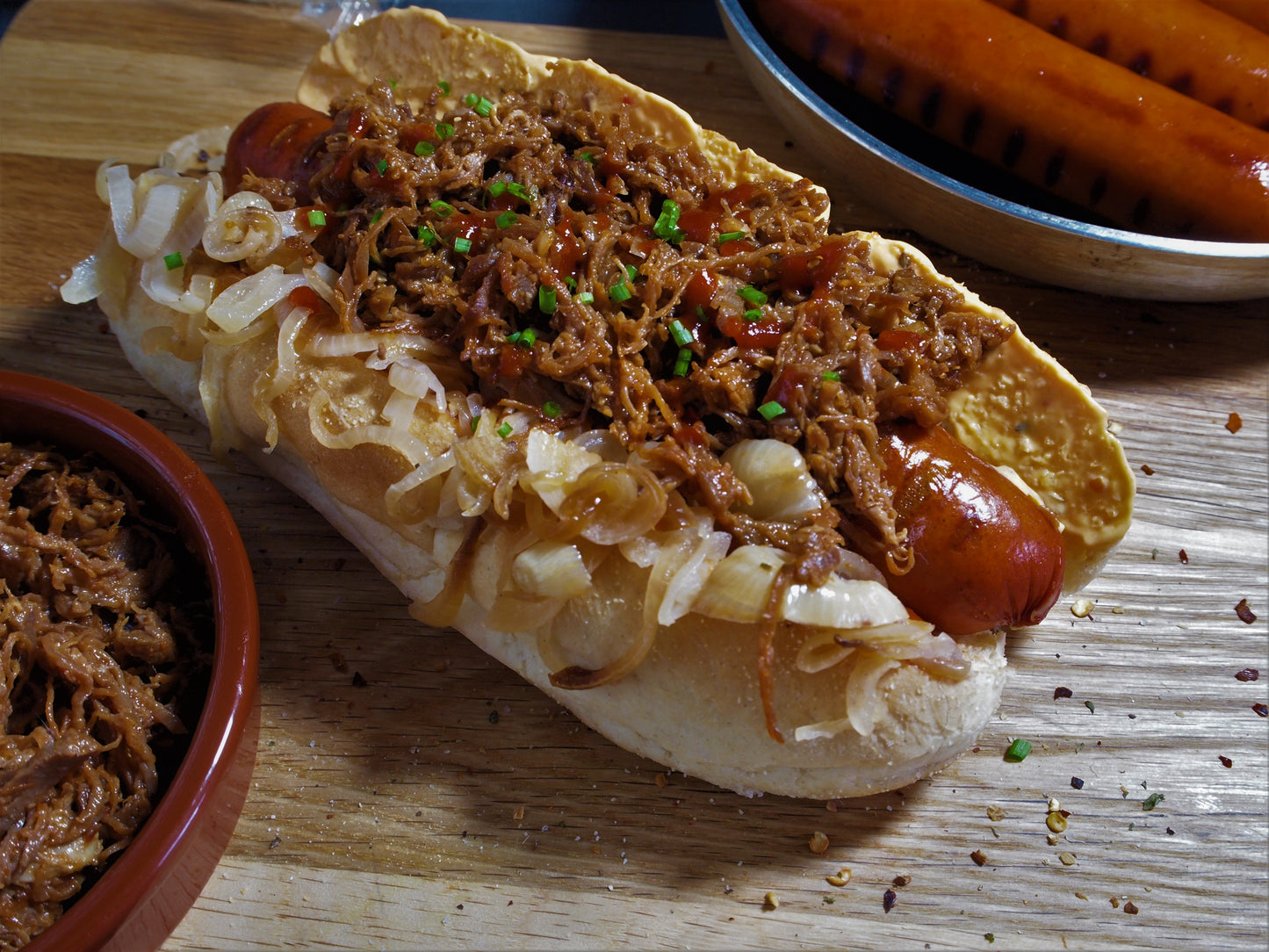 1KG STICKY BBQ PULLED PORK *P/O*