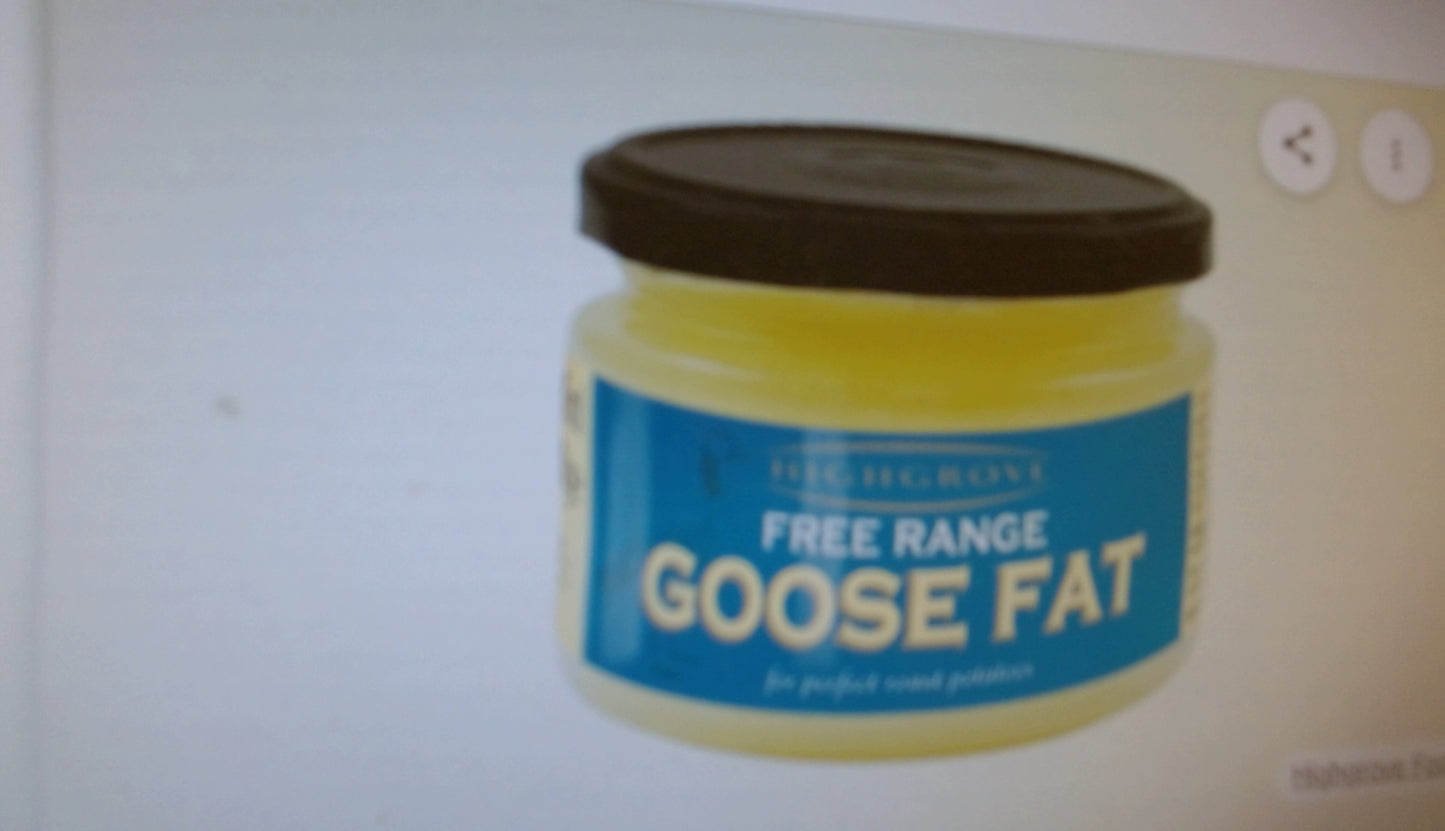 H/GROVE GOOSE FAT 100% F-RANGE 12X210ML JARS