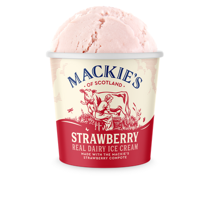 Strawberry & Cream Ice-Cream Pots