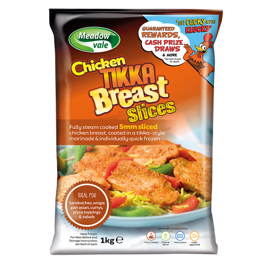 IQF Sliced Chicken Tikka