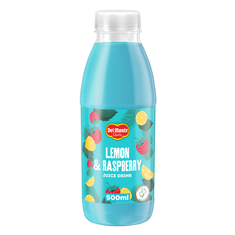 Lemon Raspberry Beverage D/MONTE EXOTICS LEMON/RASPBERRY 12X500ML – Failte Foods