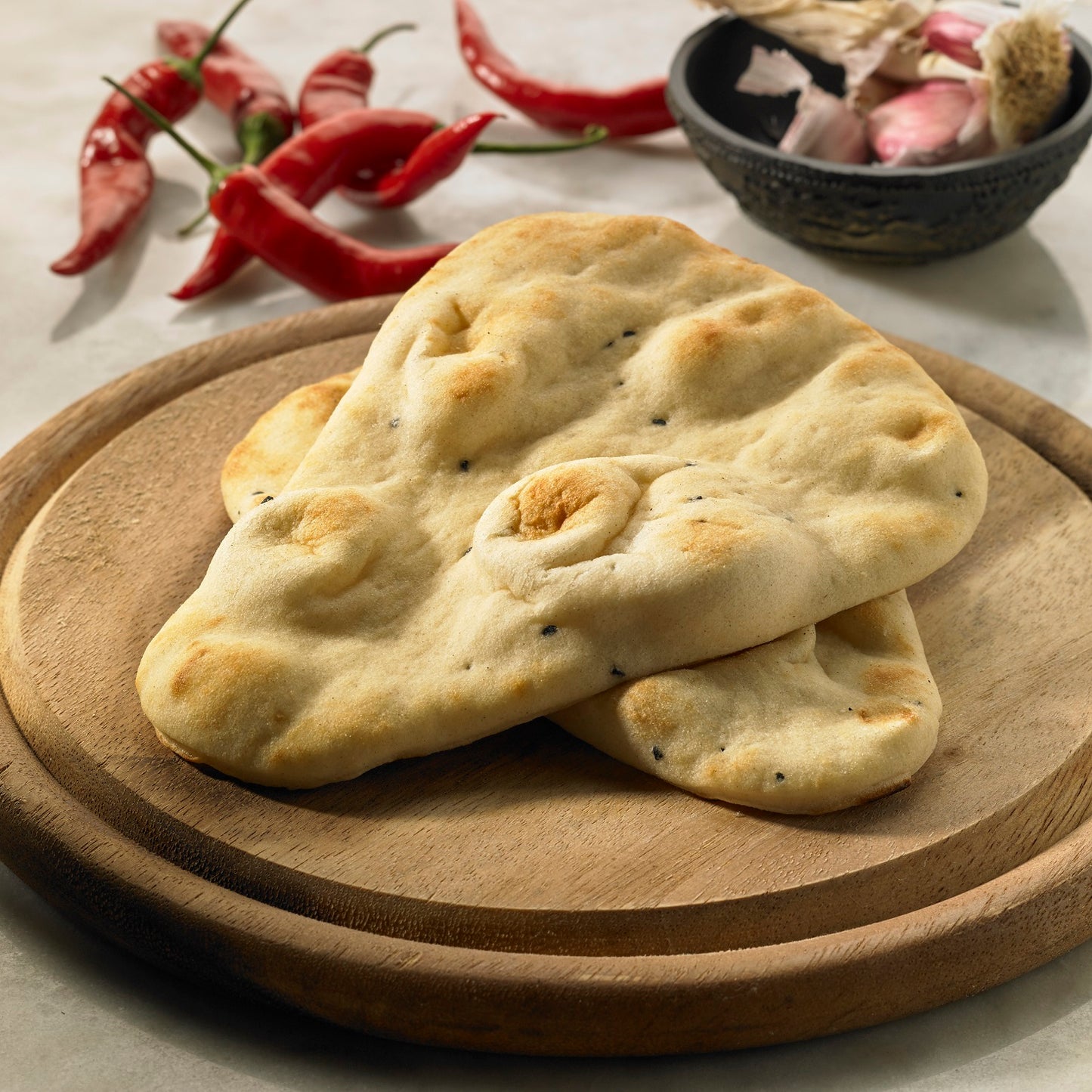 Mini Tear Drop Naan Breads