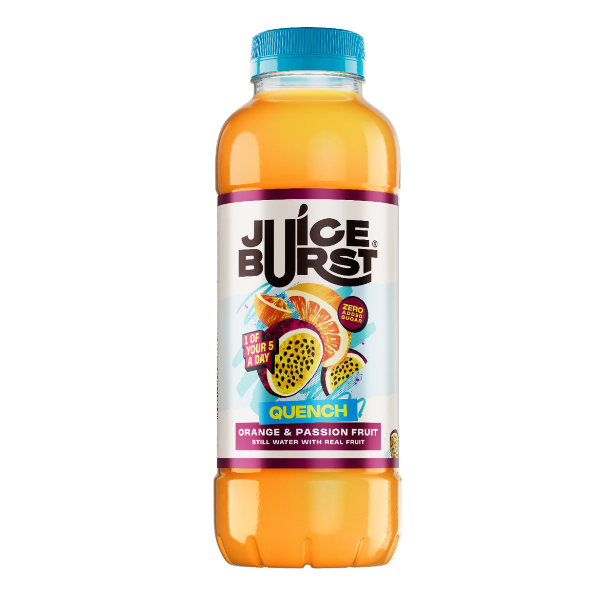 JUICE BURST ORANGE & PASSIONFRUIT 12X500ML