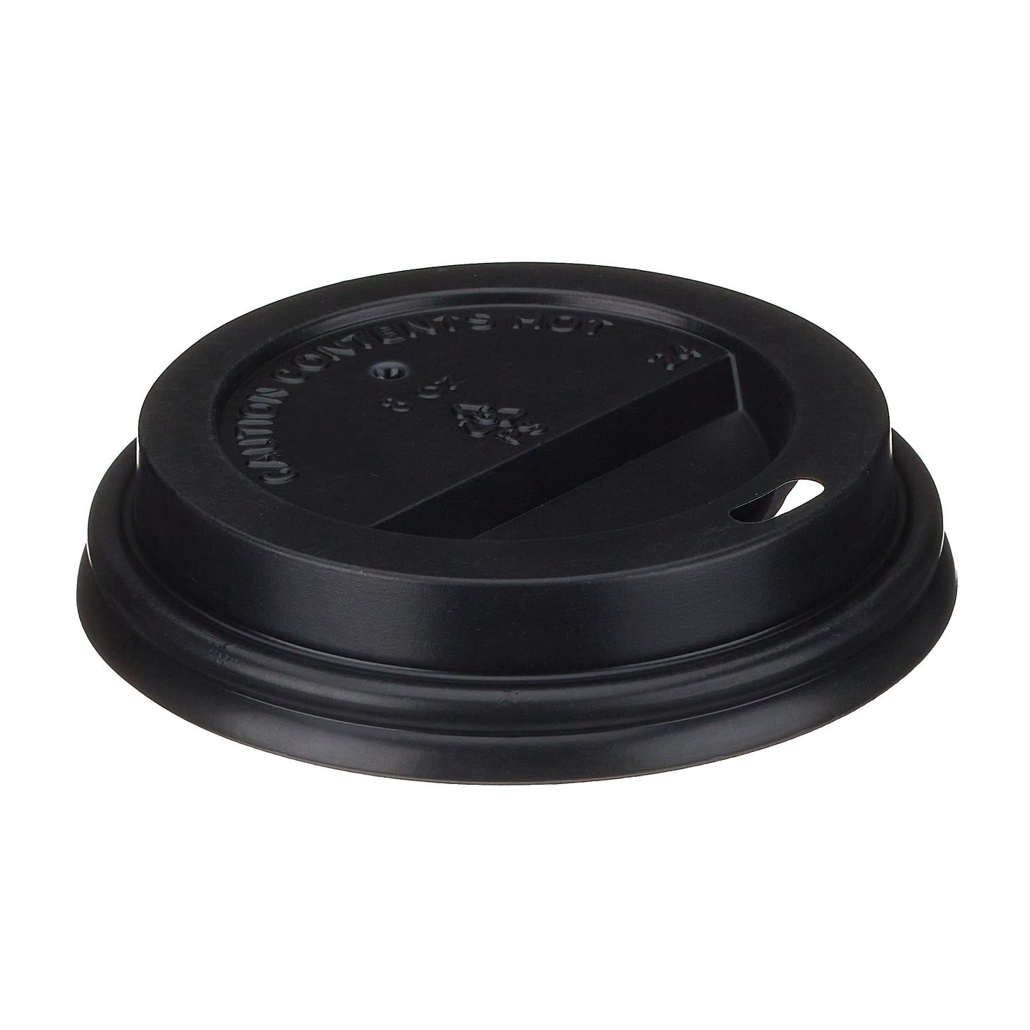 8oz Black Ripple Cup Lid