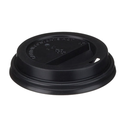 8oz Black Ripple Cup Lid