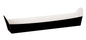 10.5"x3.5" Black Baguette Tray