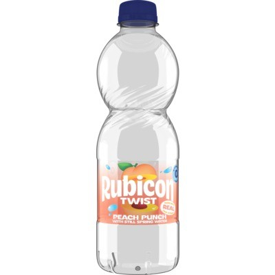 RUBICON TWIST PEACH WATER 12X500ML