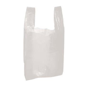 White Vest Carrier Bags