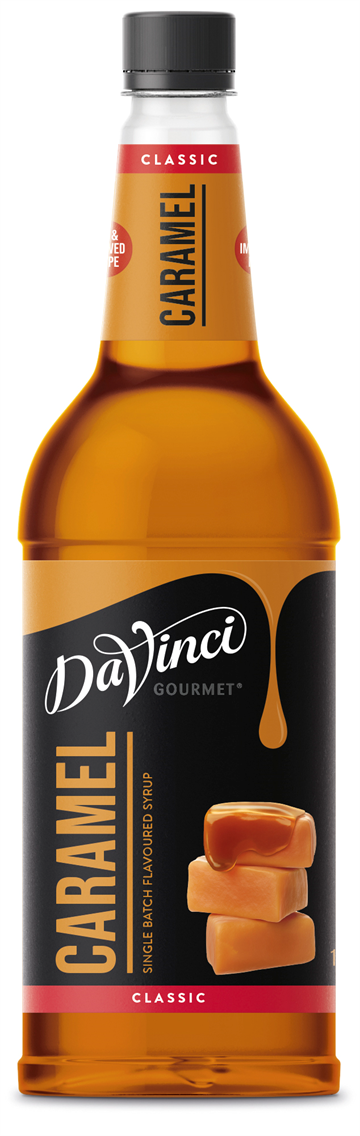 Caramel Coffee Syrup Bottle