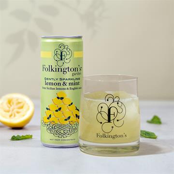 FOLKINGTON'S LEMON & MINT CANS 12X250ML