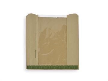 10x10" Kraft Natureflex Window Bag