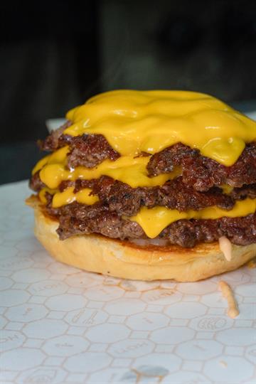 Pre-Smashed Burger