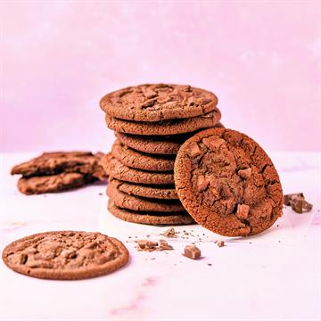 Indulgent Triple Chocolate Cookie.