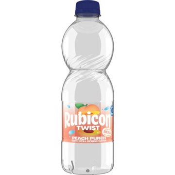 RUBICON TWIST PEACH WATER 12X500ML